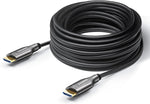 EVAIO Fiber Optic HDMI Cable 50 Feet, HDMI 2.0, 18Gbps, Supports 4K@ 60Hz, 4:4:4/4:2:2/4:2:0, HDR10, Dolby Vision, HDCP2.2, ARC,3D,Slim and Flexible