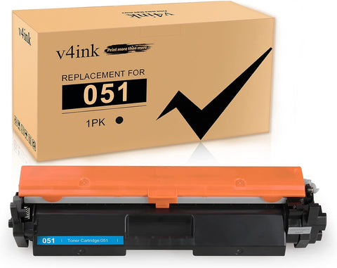 v4ink Compatible Toner Cartridge Replacement for Canon 051 CRG-051 (1-Pack) Work with imageCLASS LBP160 LBP161dn LBP162dw MF260 MF264dw MF267dw MF269dw Printer