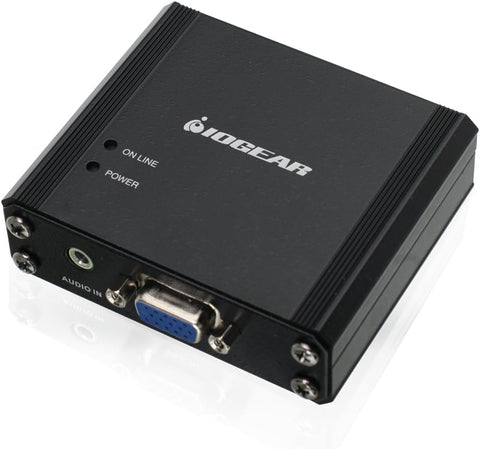 IOGEAR VGA to HDMI Converter - Full HD 1080p to 1920 x 1200 - Stereo Audio Input 3.5mm - GVFHFW6