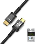 Tera Grand - 8K Ultra High Speed HDMI Certified Cable with Aluminum housing, Supports HDMI 2.1 8K HDR Ultra HD, 48 Gbps, 6 Feet