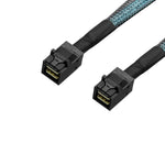 Heretom Internal Mini SAS HD SFF-8643 to SFF-8643 Cable, Internal Mini SAS to Mini SAS Cable, 12Gbps, Compatible with RAID or PCI Express Controller(3.3FT/1M)