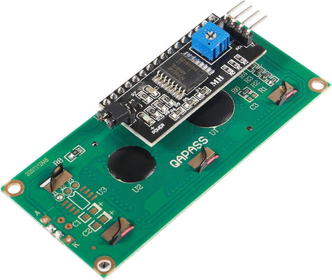 IIC/I2C/TWI LCD 1602 16x2 Serial Interface Adapter Module Blue Backlight Compatible with Ar-duino UNO R3 MEGA2560
