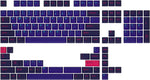 DROP + MiTo GMK Laser Custom Mechanical Keyboard Keycap Set - 129-keys, Doubleshot, Cherry Profile, for 60%, TKL, 1800 Layouts, etc. (Cyberdeck)