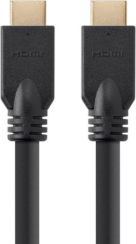 Monoprice HDMI Cable - 15 Feet - Black (No Logo) | High Speed, 4K@60Hz, HDR, 18Gbps, 26AWG, YUV 4:4:4, CL2, Compatible with UHD TV and More - Commercial Series