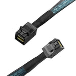 Heretom 2PCS Internal Mini SAS HD Cable, SFF-8643 to SFF-8643 Cable, 0.5M/1.6FT