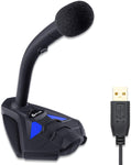 KLIM Voice V2 + Gaming Microphone USB + New 2022 + Best Sound Quality + Ideal for Gaming, Recording, Speech Recognition, Streaming, YouTube Podcast + PC Microphone Compatible Mac PS4 Mic + Blue