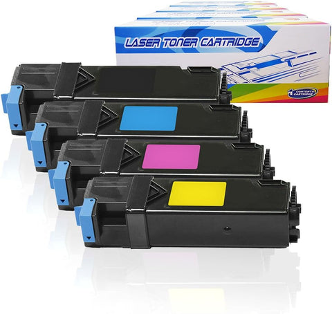 Inktoneram Compatible Toner Cartridge Replacement for Dell 1320c 1320 310-9058 310-9060 310-9064 310-9062 ([Black,Cyan,Magenta,Yellow], 4-Pack)