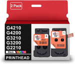 Japic G4210 printhead Combo Pack Compatible for Canon PIXMA G4210 G4200 G3210 G3200 G3100 G2210 G2200 G1200 MegaTank Printer Head Ink cartridges (1 Black, 1 Tri-Color)