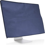 kwmobile Monitor Cover Compatible with 24-26" Monitor - Dust Cover Computer Screen Protector - Dark Blue