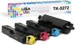 MADE IN USA TONER Compatible Replacement for use in Kyocera ECOSYS M6630cidn P6230cdn, TK-5272 TK-5272K TK-5272C TK-5272M TK-5272Y (Black,Cyan,Yellow,Magenta, 4-Pack)