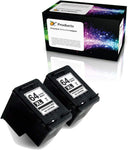 OCProducts Refilled Ink Cartridge Replacement 2 Pack for HP 64 64XL for Envy Photo 6255 7155 7855 Printers (2 Black)