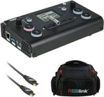 RGBlink Mini+ Video Switcher with 4 x HDMI Inputs Bundle with RGBlink Carrying Bag & HDMI Cable