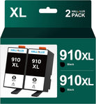 910XL Ink Cartridges for HP Printer for HP 910 XL 910XL Ink Cartridges Compatible with Officejet Pro 8025e 8028e 8035e 8028 8025 Printer (2 Black 910XL Ink Cartridges)