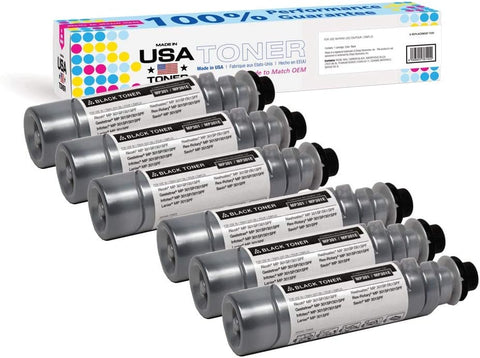 MADE IN USA TONER Compatible Replacement for Ricoh Aficio Savin MP 301SP, 301SPF, MP301, 841714, 841767 (Black, 6 Pack)