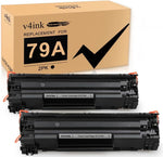 v4ink Compatible Toner Cartridge Replacement for HP 79A CF279A Work with Laserjet Pro M12, M12a, M12w, MFP M26, MFP M26a, MFP M26nw Printer, 2-Pack