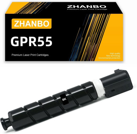 ZHANBO Renmanufactured GPR-55 GPR55 Toner Cartridge 1Pack Black 0481C003AA Compatible for C5535i C5540i C5550i C5560i Printers.