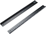 Tecmojo Vertical Server Rack Rail Pair Kit DIY Rack Rails Kit, 12-24 Screws x48 Included to Mount Equipment 2U-20U (10U)