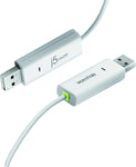 j5create JUC100 Data, Keyboard, and Mouse Sharing/Transfer USB Cable [ Wormhole Switch Windows to Windows ] Transfer Data Between 2 Windows PC