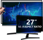 [2 Pack] Computer Privacy Screen 27 Inch for 16:9 Widescreen Monitor, Removable Eye Protection Anti Glare Blue Light Computer Screen Privacy Shield, Data Confidentiality Shield Privacy Screen 27 in