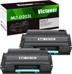 VICTONER Compatible Toner Cartridge Replacement for Samsung 203L MLT D203L MLT-D203L MLTD203L Proxpress M3320ND M3870FW M4020ND M3370FD M3820DW M4070FR M4070FX Printer (Black, 2-Pack)