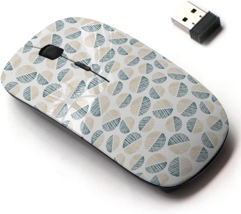 2.4G Wireless Mouse with Cute Pattern Design for All Laptops and Desktops with Nano Receiver - Ball