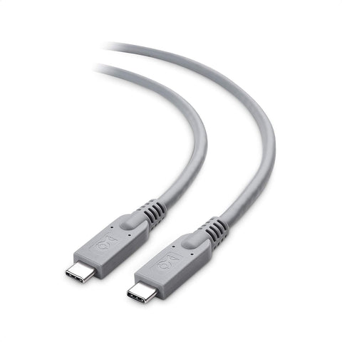 [Works with Chromebook Certified, USB-IF Certified] Cable Matters USB 3.1 Gen 1 USB C to USB C Cable 6 ft with 5 Gbps, 4K Video and 60W Power Delivery