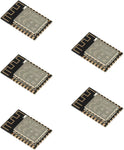 JESSINIE 5Pcs ESP-12F ESP8266 Wireless Transceiver Board Module WiFi ESP8266 Microcontroller 802.11N Serial Remote Port Network Development Board for Arduino NodeMCU