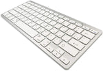 Meega Wireless Arabic Keyboard, Minority Language Ultra Thin Lightweight Silent Bluetooth Keyboards for Laptop/Computer/Surface/Desktop/Smart TV