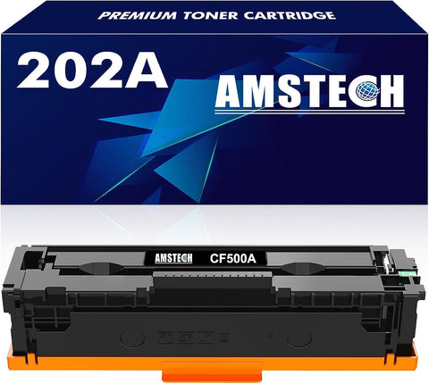 202A Compatible Toner Cartridge Replacement for HP 202A CF500A 202X CF500X for Color Pro MFP M281fdw M281cdw M254dw M254nw M281fdn M280nw M254 M281 Ink Printer (Black 1-Pack)