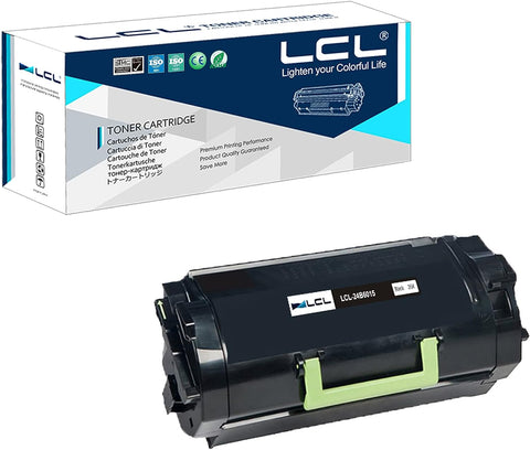 LCL Compatible Toner Cartridge Replacement for Lexmark 24B6015 35000 Pages M5155 M5163 M5170 XM5163 XM5170 (1-Pack Black)