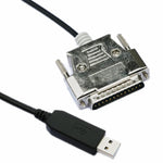 Jxeit USB to RS232 DB25 Adapter Converter Serial Cable for Sharp Printer X68K X68000 PC Communication?RS232 Null Modem FTDI Driver Programming Cable