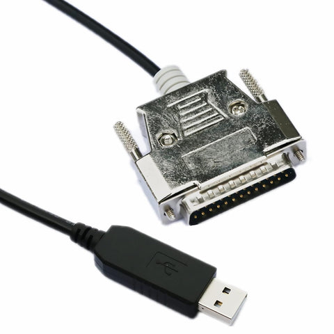 Jxeit USB to RS232 DB25 Adapter Converter Serial Cable for Sharp Printer X68K X68000 PC Communication?RS232 Null Modem FTDI Driver Programming Cable