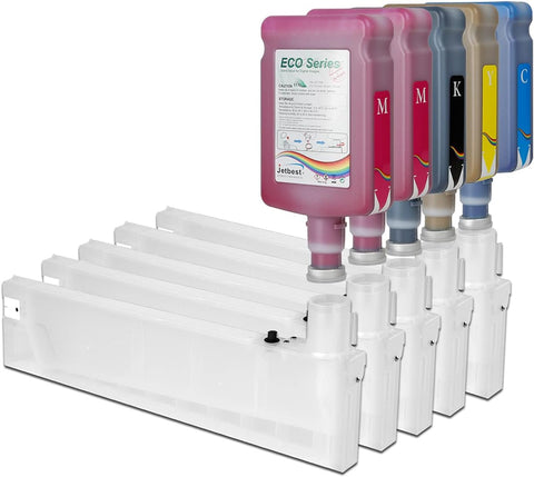 Jetbest Pro Bulk Ink System for Roland Eco-Solvent Printers - Individual Colors (MAX2, Cyan)