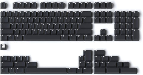 DROP MiTo GMK Pixel Custom Keycap Set - Doubleshot Cherry Profile - Compatible with Cherry-MX Style Stems & Layouts: 40%, 60%, 65%, TKL, and Custom Mechanical Keyboards (Base Kit), Black