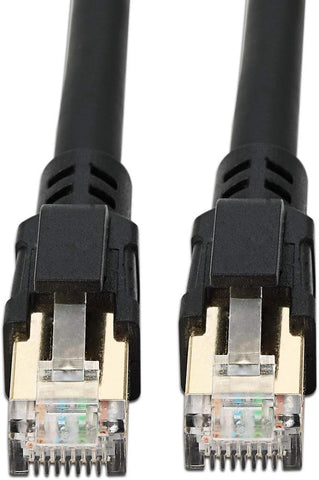 Xiwai RJ45 Cat8 Ethernet Network LAN Cable Patch Cord 25/40Gbps for Router Laptop (10.0M)