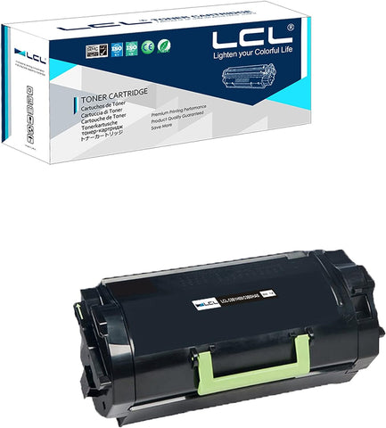 LCL Compatible Toner Cartridge Replacement for Lexmark 53B1H00 53B0HA0 53B1000 25000 Pages MS817D MS818DN MS817N MS817n MS817dn MS818dn (1-Pack Black)