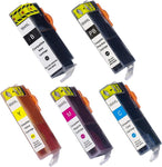 5PK LKB HP564 Ink Cartridge 5Slot Compatible for HP Photosmart 5520 6520 7520 5510 6510 7510 5514 5515 7515 6515 7525 5525 C6380 C6350 D5460 B85500 C309A C410A C310A Officejet 4620 Printer -US