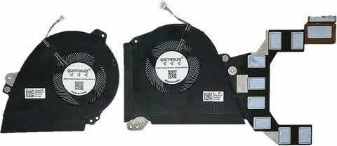 QUETTERLEE Replacement New Laptop CPU+GPU Cooling Fan for ASUS ROG Zephyrus GX501I GX501GI GX501VSK GX501VIK Series NS7CC01-17L11 NS7CC02-17L14 207P-008U 213P-005K DC12V 0.5A Fan