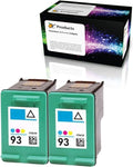 OCProducts Refilled Ink Cartridge Replacement for HP 93 for PSC 1510 PhotoSmart C3180 C4180 C3100 Deskjet 5440 D4160 Printers (2 Color)