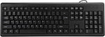 Wired Keyboard, Flexible Plug and Play Ergonomic Business Keyboard, for Desktop Business Computer Home