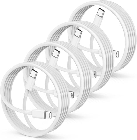 (4Pack Apple MFi Certified) USB C to Lightning Cable 6ft,Super Fast Charger Type C to Lightning Cord,Apple USB C Lightning Cables for iPhone 13/13 Pro/12/12 Mini/12 Pro Max/11 Pro/X/XS/XR/iPad