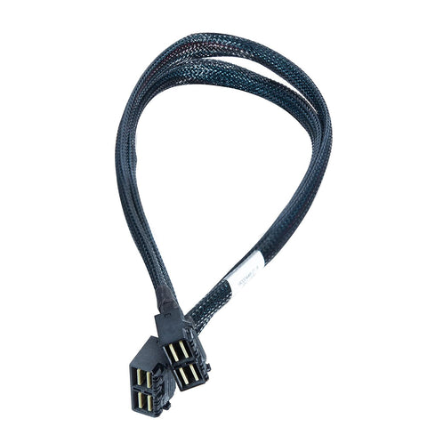 12G Internal Mini SAS HD SFF-8643 to SFF-8643 8i Cable, SAS 3.0, Internal Mini SAS to Mini SAS Cable, Straight to Straight, Compatible with RAID or PCI Express Controller, 100-Ohm, 1-Meter(3.3-ft)