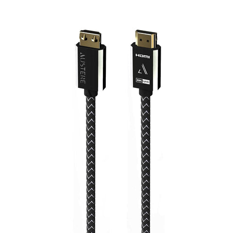 Austere VII Series 8K HDMI Cable 1.5m Ultra High Speed HDMI, 48Gbps for 8K60 & 4K120, Dynamic HDR, eARC, Gold Contacts, Silver-Plated Conductors, LinkFit Locking Connectors & High Flex Cable