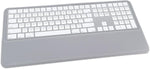 Buwico 2 in 1 Wrist Rest Support Keyboard Pad Keyboard Mat Wrist Rest Mouse Pad for Apple Magic Keyboard with Numeric Keypad (Gray XL)