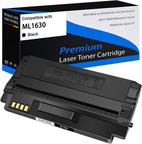 KCMYTONER 1 Packs ML-D1630A Black Laser Toner Cartridge Compatible for Samsung ML-1630 ML-1630W SCX-4500 SCX-4500W SCX- 4501K Printers