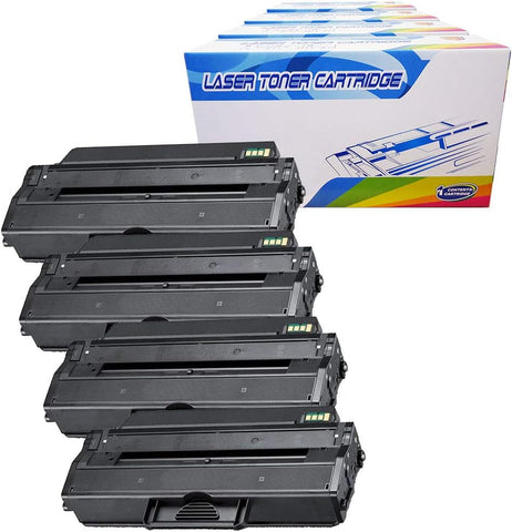 Inktoneram Compatible Toner Cartridges Replacement for Dell B1260dn B1265dnf 331-7328 (Black, 4-Pack)