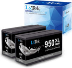 LxTek Compatible Ink Cartridge Replacement for HP 950 950XL to Compatible with OfficeJet PRO 8610 8600 8620 276dw 8630 251dw 8100 8615 8625 8640 8660 271dw Printers (High Yield,2 Black)