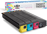 MADE IN USA TONER Compatible Replacement for Kyocera TK-5317, TASKalfa 408ci, 508ci, Copystar CS408ci, CS508ci, TK-5319 (Cyan, Magenta, Yellow, Black, 4 cartridges)