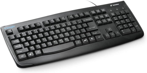 Kensington Pro Fit USB Washable Keyboard, Black (K64407US),17-3/4" Width