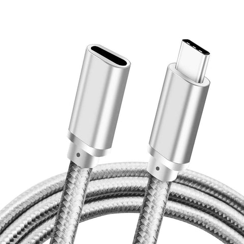FireBooth USB Type C Extension Cable (5.9Ft/1.8M) Male to Female Extension Charging & Sync Cord